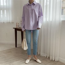 기타 바보사랑[디작소] 여성 데일리 남방 셔츠 여름 블라우스 파스텔