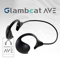 [정품/새상품] 리텍 글램빗 에어진동 AVE I 블루투스 무선 이어폰 골전도 헤드셋, 블랙