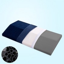 전주 임산부용 메모리 폼 베개 등 지지 쿠션 신체 허리 정형 침대 옆 수면 마사지, 04 Type2smalln blue