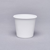다용도 원형 용기 소스컵 반찬컵 다용도 3호 대 백색 165ml, 3000개