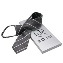 로제이 사선 혼방 자동넥타이 케이스 증정 RTK003 BL
