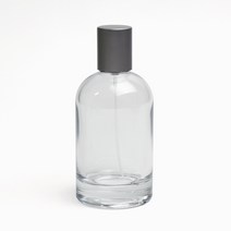 새로핸즈 클램프 타입 유리 향수공병 샤르망 투명 무광실버캡 100ml, 단품