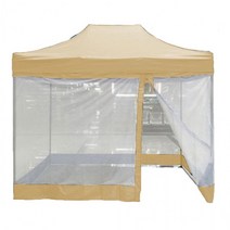 DZB 캐노피 천막 일체풀세트 골조+지붕+모기장벽면 야외 그늘막 포장마차 행사용 캠핑 차박, DZ일체풀2X2 블루