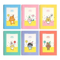 [문구조아] 카카오프렌즈 해피모먼트 신학기 스프링 노트 무지, 1개
