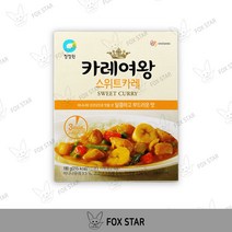청정원 카레여왕 스위트카레180g, 2개, 180g