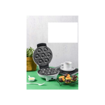 와플메이커 크로플 붕어빵 750w 파니니 전기와플기계, 트레이 2종