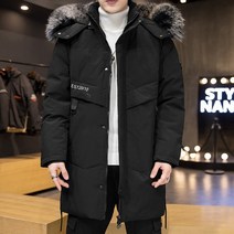 Cold Fly 남성 겨울 방풍 보온 방한 패딩 90% 화이트 오리털