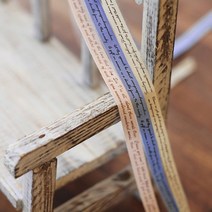 면사 영문리본(폭1cm 길이90cm) 리본공예 diy재료 포장 리본끈 리본부자재, 연핑크