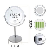 탁상용 미러학생 유럽식 6인치 3배 5배 10배 확대 거울 웨어러블 미러 47번 Z, 5 인치 12.5 cm 3 배 큰 입체 입 니 다.