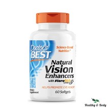 닥터스베스트 플로라글로 루테인 20mg 내추럴 비전 인핸서즈 소프트젤 60개 X1병