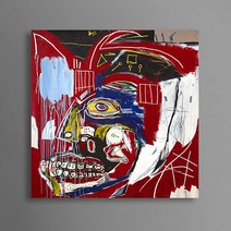 Basquiat 장 미쉘 바스키아 작품 명화 / 카페 사무실 집 거실에 걸면 좋은 캔버스 그림액자 01
