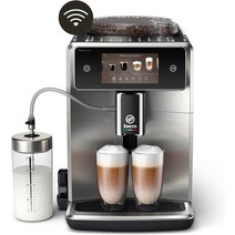 Saeco Xelsis Deluxe 전자동 커피 머신 - WLAN 연결, 5인치컬러디스플레이, 금속