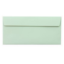 케이링크365 편지봉투 컬러봉투 10장 22cmX10.5cm 디자인편지봉투, 1개, 11화이트그린10매