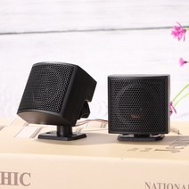 자동차트위터 차량우퍼 hifi스피커 자동차 미니 트위터 스피커 12V 오디오 음악 라우드 액세서리 2 개, [02] 53x53mm