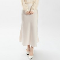 머메이드 새틴 밴딩 실크 롱 스커트 BJ213