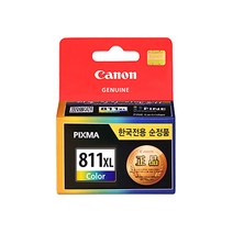 MX357 캐논정품 PG810 검정 CL811 컬러 PG810+CL811 세트 잉크 PG810XL 흑백 CL811XL 칼라 PG810XL+CL811XL 세트 810잉크 811잉크, 1개, CL811XL대용량칼라