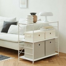 한샘 샘 폴리 수납바스켓 뚜껑 / 샘책장 호환, 10.샘폴리바스켓_크림(와이드 뚜껑)