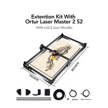 레이저각인기 레이저마킹기 CO2레이저 Ortur 레이저 마스터 2 lu2-10a 데스크탑 레이저 조각기 및 커터-금속아크릴플라스틱유리 레이저 조각 및 절단기, olm2 s2-lu2-2-ek