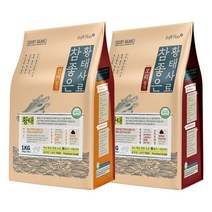 럭셔리 발란스 참좋은 황태사료 1kg 2kg 3kg 소프트 타입 오리 연어 강아지 피부 눈물 사료, 황태+오리 1kg, 1개