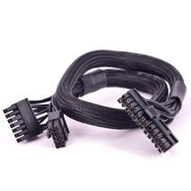 PCIe-6 핀-3 IDE SATA GPU 8 핀-2 포트 6 + 2 핀 CPU 4 4P PSU 24 핀 CORSAIR AX1500i AX860i 출력 케이블, 06 24Pin Cable_01 기타