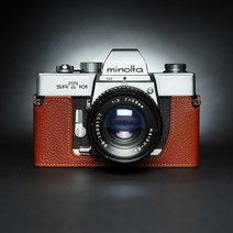미놀타 Minolta SRT101 속사케이스 전용 가죽 케이스, 베이스 [라바 브라운]