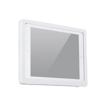 홈 벽 마운트 태블릿 케이스 방수 샤워 씰링 스토리지 박스 자체 접착 홀더 터치 스크린 욕실 주방 ipad, 큰 흰색