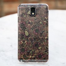 LG 스타일러스2 페이즐리 브라운 실리콘 젤리 폰케이스.프디케