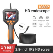 자동차 차량용 정비 공구 복스 세트 산업용 파이프 내시경 P10 3.9/5.5/8mm 2.8 인치 ips 컬러 HD 화면 10, 03 2M_01 8mm