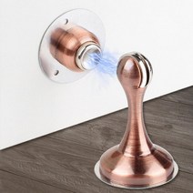 도어 방문 스토퍼 안전 고정 찍힘방지 충격완화 범퍼, 4-자석스토퍼-블랙