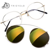 트리시클로 선글라스겸용 클립온 안경테 CINEMA-09-SGDCL-MKG(50)