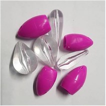 캐스팅볼 8개 루어 던질찌 볼락 호래기 한지 갈치 메바트로볼 메바볼/야광/바다/루어낚시/구멍찌/볼락/메바루, 각2개(총8개)