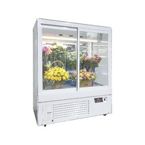 꽃쇼케이스 화이트 앞문형 UKGS-900FD-1F