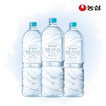매장 정품 농심 백산수 무라벨 2L 12병 생수