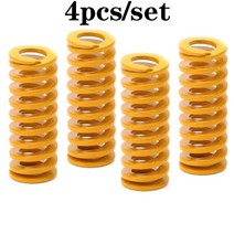 4pcs 3d 프린터 부품 스프링 820mm 레벨링 스프링 3d 프린터 액세서리 ender 2 3 pro 5 for creality cr-10s pro 핫 베드, 4개 10.25mm