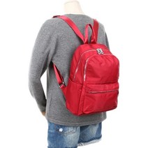 셀럽하우스 40대 엄마 가방 레드 캐쥬얼 중년 여성 외출용 백팩
