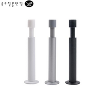선반나라 완충도어스토퍼 평평 그레이, 흑색, 4개