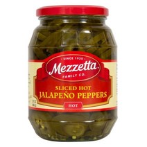 메제타 슬라이스드 핫 할라피뇨 페퍼, 1개, 946ml