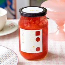 담아요 수제 수박청 카페용 납품 업소용 홈카페용 수박주스 수박에이드 수박큐브청 수제청 수제과일청, 1개, 540g