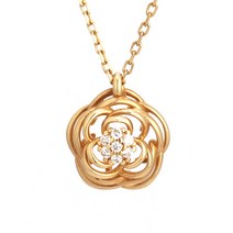 [비앤비골드]14K18K 심플 로즈 핀 목걸이 JNN15601