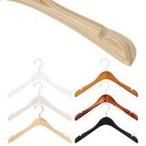 원목옷걸이 나무 베이직2 정장상의 여자 (5개), (찌꾸), 5개입