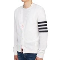 톰브라운 22FW 남성 브이넥 가디건 MJT306A 07897 100