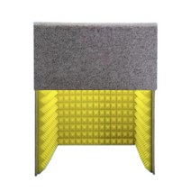 노래방 부스 홈 레코딩 DIY 방음 스트리머 보컬 학생, 검은색