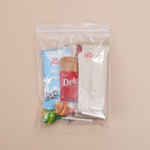 (주)트리 인천가정지사 튼튼한 PE 지퍼백 100p세트(14x20cm) 투명 포장 위생 (9178385), 1개