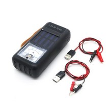 충전식 소형 DC 파워서플라이 직류 전원공급장치 미터 헤드 구형 휴대폰 부팅 감지 올인원 휴대용 포인터 전류계, 옵션-02.2A 미터 + 2개의 클립