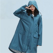 여성 여자 베이직 레인코트 우의 비옷 골프 등산 낚시 캠핑