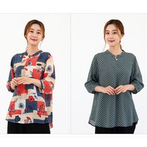 국산인견옷 인견블라우스 여성인견옷 진주포인트 블라우스