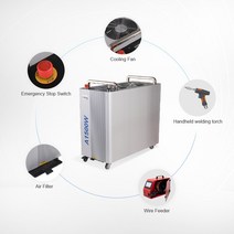 용접기 휴대용 공기 냉각 레이저 스테인레스 스틸 알루미늄, 3.wire