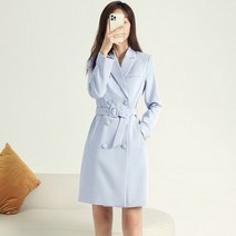 하이 엔드 정장 드레스 여성 봄과 가을 2023 새로운 전문 정장 드레스 기질 허리 스트라이프 긴팔 오버올 제시뉴욕원피스 드레스렌탈 퀸잇 봄원피스 상견례옷차림