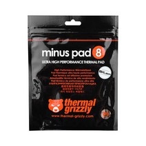 Thermal Grizzly Minus Pad 8 써멀패드 (100x100x1.0mm) 서린씨앤아이, 1개, 선택하세요
