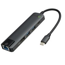 모비큐 EM-ACH51P C타입 USB 멀티허브 5in1